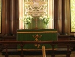 Pictured is the sanctuary of the newly re-opened St Ann's Church, Dawson Street. The Church was closed for several weeks for refurbishment.